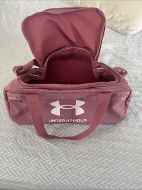 Under Armour Rose Duffel Bag with White Logo